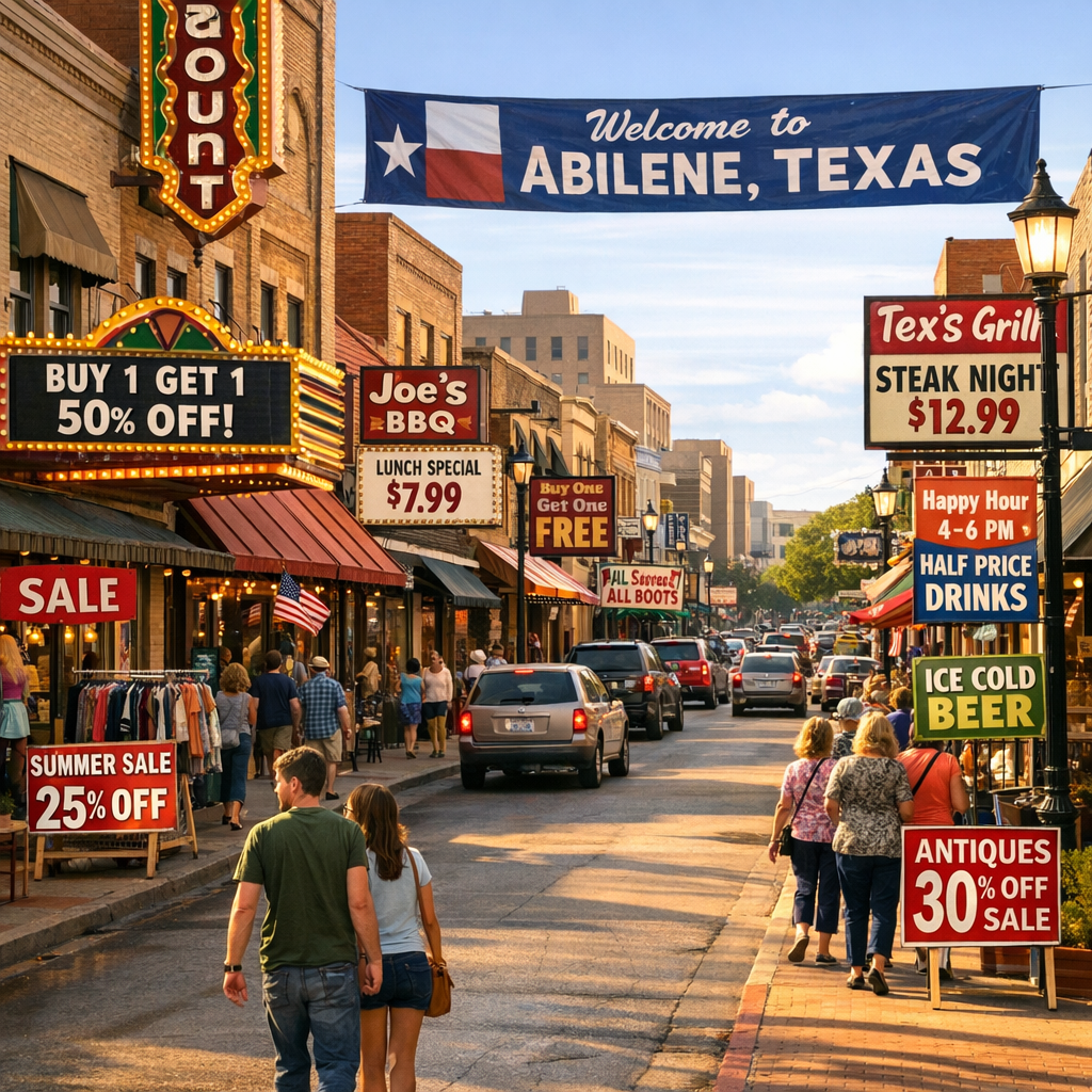 Discover Local Deals and Discounts in Abilene